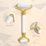 Gua Sha Facial Massage Tool & Jade Roller Set, Facial Massager for Face, Neck, Back, Arms, Legs, Eye,SPA Gifts for Women Gua Sha Facial Massager Reduce Puffiness and Improve Wrinkles - Image 4