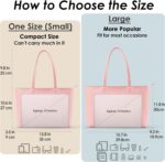 KALIDI Tote Bag Zipper Shoulder Bag Faux Leather Purses for Women Large Casual Handbag Work Dating College - Image 4