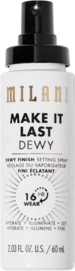 Milani Cosmetics Milani Make It Last Setting Spray - 04 Dewy - Image 6