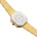 BERNY Gold Watch for Women Quartz Watch Irregular Square Dial Fashion Timepiece Water-resistant Bracelet Watch - Image 4