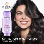 L'OREAL PARIS Elvive Hyaluron Plump Hydrating Conditioner for Dehydrated, Dry Hair Infused with Hyaluronic Acid Care Complex, Paraben-Free, 12.6 Fl Oz - Image 4