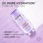 L'OREAL PARIS Elvive Hyaluron Plump Hydrating Conditioner for Dehydrated, Dry Hair Infused with Hyaluronic Acid Care Complex, Paraben-Free, 12.6 Fl Oz - Image 7