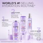 L'OREAL PARIS Elvive Hyaluron Plump Hydrating Conditioner for Dehydrated, Dry Hair Infused with Hyaluronic Acid Care Complex, Paraben-Free, 12.6 Fl Oz - Image 8