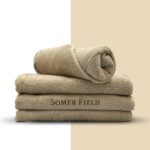Towels - Bath Towels (01 Piece) - Luxurious 500 GSM 100% Ring Spun Cotton - Quick Dry, Highly Absorbent, Soft Feel Towels, Perfect for Daily Use (Biege) - Image 5