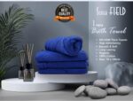 Towels - Bath Towels (01 Piece) - Luxurious 500 GSM 100% Ring Spun Cotton - Quick Dry, Highly Absorbent, Soft Feel Towels, Perfect for Daily Use (Dark Blue) - Image 3