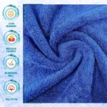 Towels - Bath Towels (01 Piece) - Luxurious 500 GSM 100% Ring Spun Cotton - Quick Dry, Highly Absorbent, Soft Feel Towels, Perfect for Daily Use (Dark Blue) - Image 4