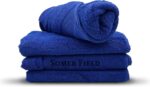 Towels - Bath Towels (01 Piece) - Luxurious 500 GSM 100% Ring Spun Cotton - Quick Dry, Highly Absorbent, Soft Feel Towels, Perfect for Daily Use (Dark Blue) - Image 7
