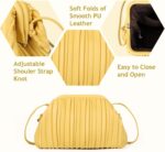 GLITZALL Clutch Purse and Dumpling Bag for Women,Designer Cloud Handbag and Ruched Bag with Detachable Shoulder Strap - Image 4