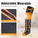 Leg Massager with Heat and Compression, Foot and Full Leg Massager for Circulation and Pain Relief, Sequential Compression Boots with 6 Modes, 6 Intensity, 3 Heat, Gifts for Mom, Dad, Athletes - Image 5