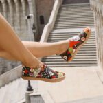 UIN Women's Shoes Flat Loafers Art Painted Comfortable Walking Shoes for Women Lightweight Fashion Slip on Mules for Travel & Casual Wear - Image 6