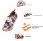 UIN Women's Shoes Flat Loafers Art Painted Comfortable Walking Shoes for Women Lightweight Fashion Slip on Mules for Travel & Casual Wear - Image 7