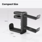 3-In-1 Pc Gaming Headset And Controller Holder, Headphone Stand With Adjustable Clamp, 2 Holders, Rotating Arm, Cable Organizer, Universal Accessory - Image 6