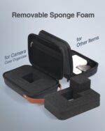 Luxtude Hard EVA Case with Foam, Hard Sided EVA Shockproof Camera Organizer Case, Travel Carrying Cases for Drones, Digital Products, Electronic Instruments, etc. - Image 5