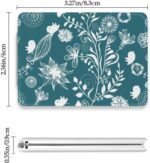 White Birds Travel Mirror, 1X/2X Rectangular Folding Mirror, Pu Leather Portable Travel Essentials Compact Mirrors, Size Makeup Mirrors, Teenage Girls Gifts, Gadgets for Women - Image 3