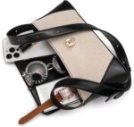 Small Clutch Shoulder Bag for Women Leather Mini Tote Handbag Purse with Buckle Closure - Image 5