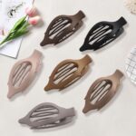 AWAYTR French Concord Hair Clips - 6Pcs Flat Hair Clips for Women Girls, Strong Hold No Slip Grip - Image 7