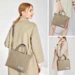 KALIDI Tote Bag Women Crossbody Corduroy Bag Casual Tote with Zipper Fashion Shoulder Handbag Large Hobo Crossbody Purse - Image 3