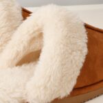 Comfortable House Slippers, Warm Plush Lined Home Shoes, Winter Anti Slip Sole Cozy Indoor Footwear for Women - Image 6