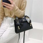 mothgel Womens Leather Satchel Shoulder Bags 8.66 * 6.5 * 3.34in Designer Purses Top Handle Handbags with Scarf Pendant, M - Image 3