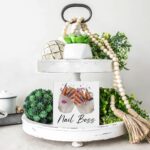 Nail Salon Room Decor, Nail Tech Gifts for Women, Beauty Room Wooden Sign Desk Decor - Image 7