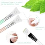 anezus Face Mask Mixing Bowl Set, 11 Pcs DIY Facemask Mixing Tool Kit with Facial Mask Bowl Stick Spatula Silicone Brush Spray Bottle Puff Soaking Bottle Gauges - Image 5