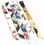 mothgel Women Bag Black -5 Silk Scarves - Image 7