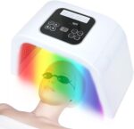 LED Light Therapy Mask - 7 Color Photon Facial Device for Skin Care, Red & Blue Light Therapy for Face, Neck & Body, Rechargeable Home Use (Style 1) - Image 3