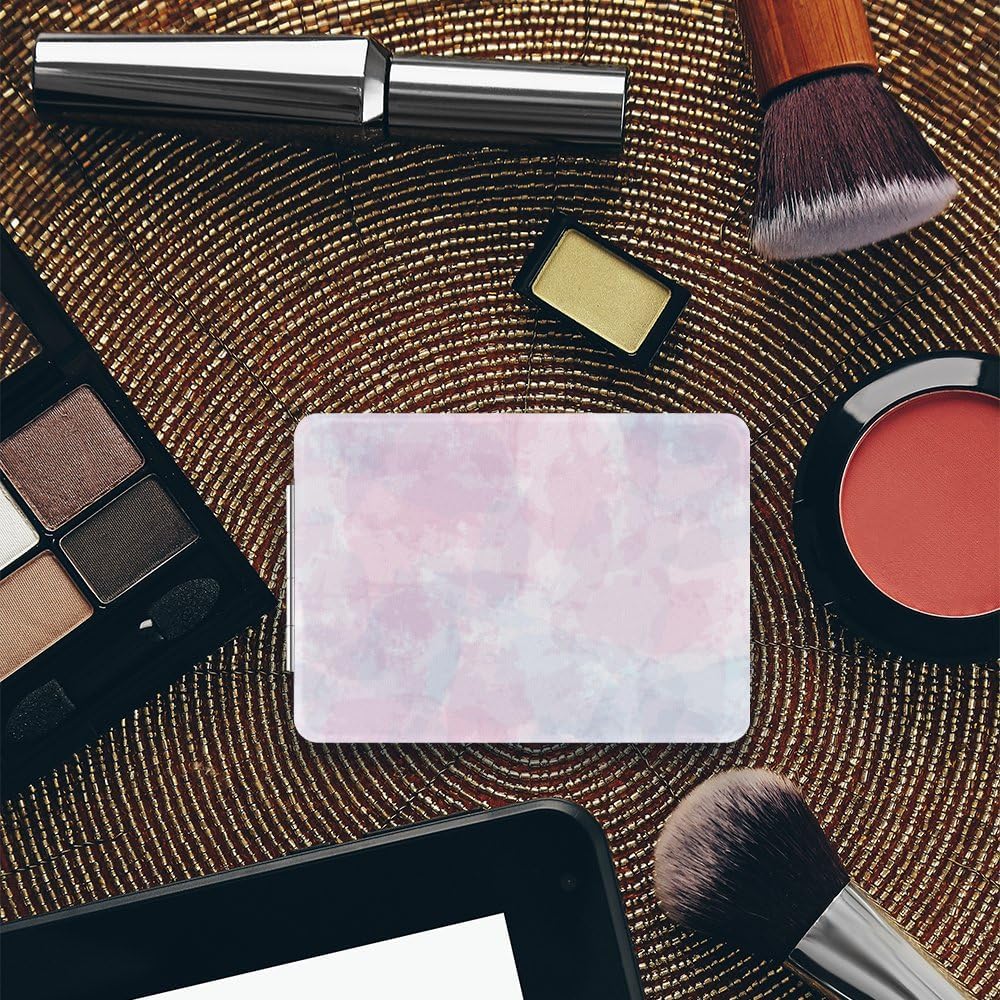 Minimalist Pastel Hand Mirror, 1X/2X Rectangular Cosmetic Mirror, Pu Leather Portable Holiday Essentials Handheld Mirrors, Travel Minis Mirrors, Gadgets for Women, Gifts for Teenage Girls - Image 4