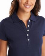 Nautica womens Easy Classic Short Sleeve Stretch Cotton Polo Dress Casual Dress - Image 4