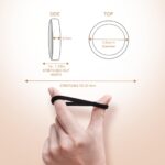 Kitsch Recycled Nylon Medium Hair Elastics, Hair Ties, Accessories, Ponytail, 12pc Set (Black) - Image 3