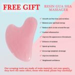 Ice Roller and Gua Sha Set for Face, Eyes and Neck - Skin Care Beauty Tools to Brighten Skin and Enhance Natural Glow (Pink) - Image 3