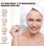 Face & Neck Massager | White LED Red-Light-Therapy-for-Face and Neck, Red Light Therapy Wand, 3 Color Led Face Neck Massager for Skin Care - Image 3