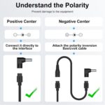 BENSN 39W Universal AC to DC Adapter 5V~20Voltios, 1~3A Switching Power Supply Suitable for speakers, LED light strips, electronic clocks, e-readers, portable GPS devices, etc. - Image 7