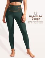 Laite Hebe Leggings for Women - High Waisted Full Length Buttery Soft Yoga Pants for Workout Athletic Daily, 06-forest Green, L-XL - Image 4