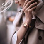 SHENGKE Damen Armbanduhr Kreative Frauen Uhren Marke Uhr Frauen Mesh Kleid Uhr Echtes Leder - Image 5