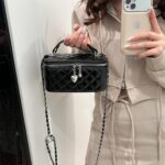 Box Square Handbag Purse for Women Chain Designer Crossbody Shoulder Bag Mini Top-Handle Pouch - Image 4