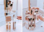 Rotating Makeup Organizer by Tranquil Abode | 360 Spinning Storage Display Case | Clear Acrylic Vanity & Bathroom Organizer for Skincare, Perfume, Cosmetic, Beauty, Make up and Essential Oil Products - Image 3
