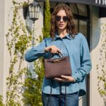 Woven Tote Bag for Women Leather Shoulder Handbag Designer Top Handle Purses - Image 4