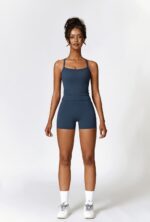 Two Piece Workout Sets For Women Tank Top Matching High Waist Booty Lifting Shorts Gym Yoga Active Wear Outfits - Image 5