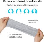 TERSE Hair Bands for Women's Hair Thin Cloth Headbands for Women Soft Stretchy Head Bands Solid Hair Hands - Image 4