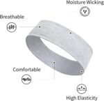 TERSE Hair Bands for Women's Hair Thin Cloth Headbands for Women Soft Stretchy Head Bands Solid Hair Hands - Image 5