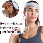 TERSE Hair Bands for Women's Hair Thin Cloth Headbands for Women Soft Stretchy Head Bands Solid Hair Hands - Image 6