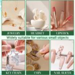 6/12 Pcs Travel Jewelry Organizer Pouches - Velvet Jewelry Bags with Clear Zipper Pockets, Anti-Tarnish Jewelry Storage for Necklaces, Rings, Earrings - Perfect for Women's Travel Gifts (6, Green) - Image 6