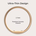 femometer Smart Ring Gen2 Ceramic | Sleep, Heart Rate & Cycle Monitoring with Free Subscription | Women's Health & Fertility Tracker with BBT Technology | Size Before You Buy - Size 8 - Image 10