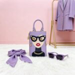 Novelty Personalized Women's 3D Ladies Designer Leather Top Handle Satchel Handbags Tote Purse Crossbody Shoulder Bags - Image 4