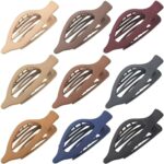 9 Pack Flat Hair Clips for Women, Matte Claw Clips for Thick & Thin Hair (Multicolor) - Image 2