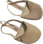 A&K L'YDIA Dance Canvas Pirouette Half Toe Sole Shoes Rhythmic Gymnastics Socks for Ballet Jazz Competition Women&Men/Girls/Toddler/Kids - Image 2