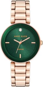 Anne Klein Womens Quartz Watch, Analog Display and Ceramic Strap - Image 2