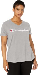 Champion Women's Vapor Cotton V-Neck Tee T-Shirt (pack of 1) - Image 2