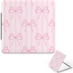 Cute Mirror, 1X/2X Square Desk Mirror, Pu Leather Portable Handbag Accessories Mirrors, Travel Essentials Handheld Mirrors, Gadgets for Women, Small Gifts for Women - Image 2